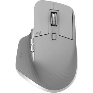 Logitech MX Master 3S Wireless Mouse Standard Edition with Logi Bolt USB Receiver, Ultra-fast Scrolling, Ergo, 8K DPI, Track on Glass, Quiet Clicks, USB-C, Bluetooth, Windows, Linux, Grey