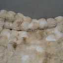 BEDELITE Faux Fur Throw Blanket for Couch, Decorative Tie-Dye Khaki Plush Bubble Blanket - Super Soft & Cozy Fluffy Faux Rabbit Fur Blanket for Women Gift, 50x60 Inches