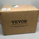 VEVOR Commercial Waffle Maker, 1300W Round Waffle Iron, Non-Stick Rotatable Waffle Baker Machine With 122-572 Temp Range and Time Control, Teflon-Coated Baking Pan Stainless Steel Body 120V