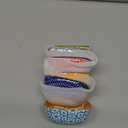 Selamica Ceramic 2.6 OZ Square Dipping Bowl Set, Soy Sauce Dish 3 inch Small Bowls for Ketchup Condiments Side Dish BBQ, Ramekins Oven safe, Stackable, Set of 6, Assorted Colors