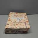 qiqee Thanksgiving Cookie Boxes with Window For Gift Giving Fall Treat Boxes 10x10x2.5 inch 30Packs Pie Donut Bakery Box