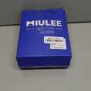 MIULEE Solid Color Sheer Curtains 96 Inches Long 2 Panels Set - Elegant Lightweight Grommet Light Filtering Window Voile Panels/Drapes/Treatment for Bedroom Living Room W70 x L96 Inch, White