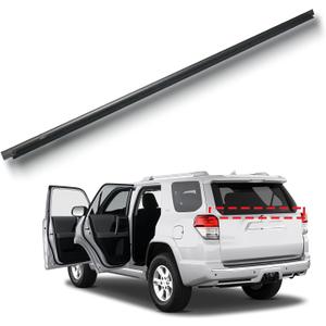 Tailgate Window Moulding Trim Compatible with 2009-2023 Toyota 4Runner Rear Window Seal Weatherstrip OE# 68292-35041