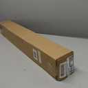 LazBlinds No Tools No Drill Cordless Bamboo Roman Shades, Light Filtering Window Treatment, Roll Up Bamboo Blinds for Windows 33.5'' W x 64'' H, Brown