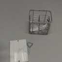 HarJue Toothbrush Holder, Luxurious Metal Toothbrush Toothpaste Holder with Marble Base for Bathroom, Multi-Slots Openwork Design, Bathroom Accessory for Storage and Organizer (Small, Chrome)