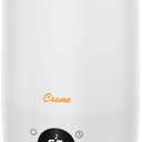 Crane Ultra-Quiet 3-in-1 Humidifier, Essential Oil Aroma Diffuser & Soothing Sleep Light - Compact 1.2 Gallon Capacity with Adjustable Night Light & Fragrance Tray - Ideal for Bedroom and Office