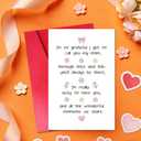 2 x Pstyteos Heartfelt Mother's Day Card for Mom Stepmom, Sweet Appreciation Greeting Card from Daughter Son with Red Envelope and Sticker