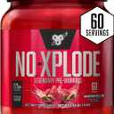 BSN N.O.-XPLODE Pre Workout Powder, Energy Supplement for Men and Women with Creatine and Beta-Alanine, Watermelon, 60 Servings, 2.45 Pound (EXP 10/31/27)