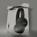 Sony ZX Series Wired On-Ear Headphones with Mic, Black MDR-ZX110AP