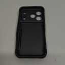 for iPhone 17 Pro Case Wallet, Card Holder (3-5 Cards), Camera Cover Stand, Military Grade Drop Protection, Rugged Hard Heavy Duty Men Women Phone Case for iPhone 17 Pro 6.3" 2025, Black