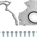 Rear Main Seal Kit Compatible with Chevy Tahoe Suburban Silverado Express Avalanche Cadillac Escalade GMC Yukon Sierra Savana 4.8L 5.3L 6.0L 6.2L Replaces# 635-518 12633579 12639250