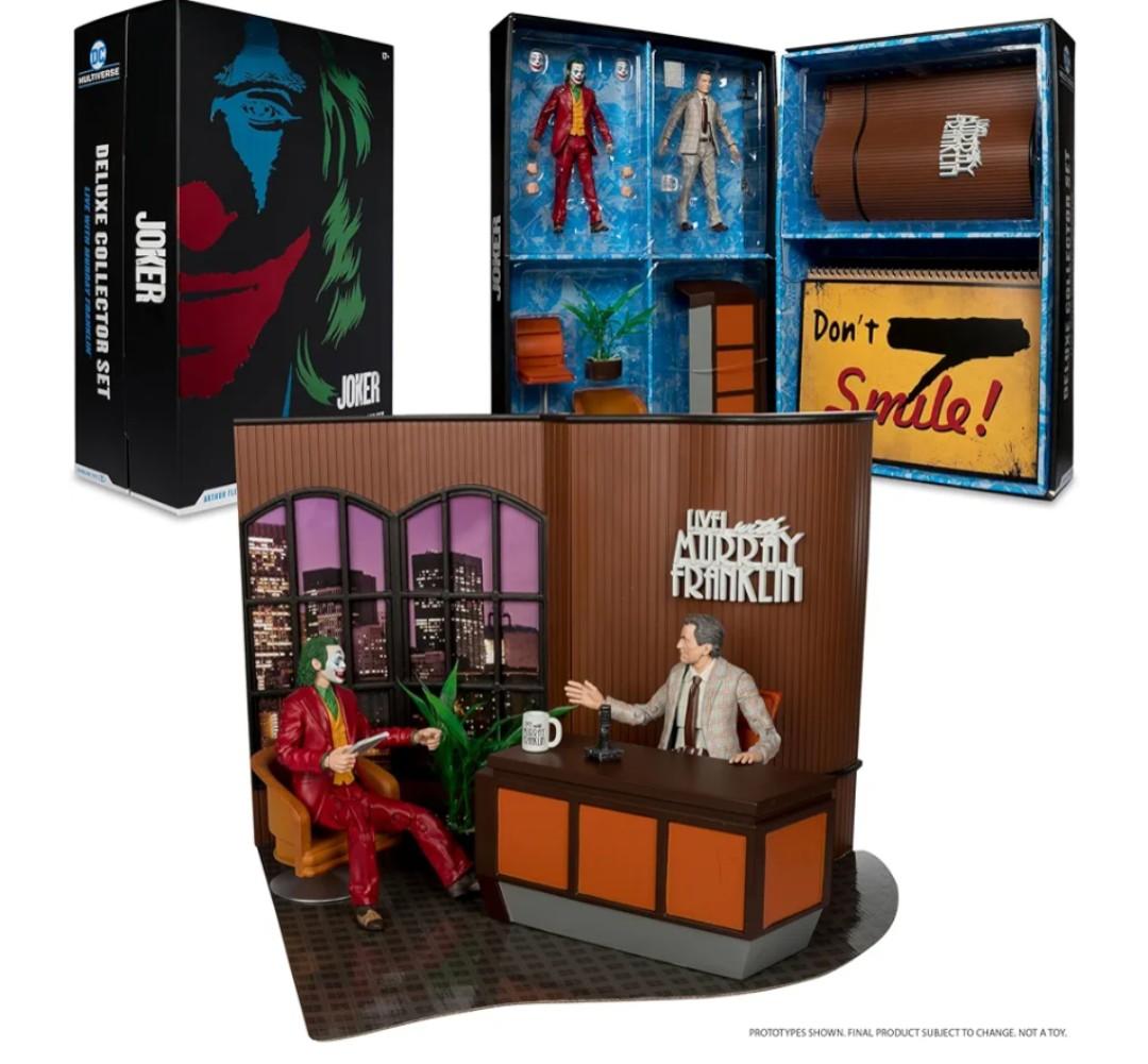 McFarlane Toys - DC Multiverse Joker Movie (Limited Edition Deluxe Collector Set - Live with Murray Franklin)