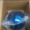 Premium Stainless Steel Gazing Globe Mirror Ball - Stunning Gem Blue Finish, Weather-Resistant, 8-inch Diameter