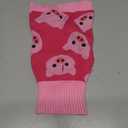 CuteBone Dog Sweater for Small Dogs Pink Pig Knit Puppy Sweater Turtleneck Pet Winter Clothes Cat Apparel with Harness Hole, Small