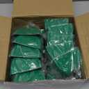 20 Pcs Metal Cowbells Noisemakers for Sporting Events 3 Inch Cow Bells Noise Makers with Handle Hand Percussion Cowbells for Football Games Graduation Party Cheering Team (Green)