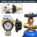 VN-500 Nitrogen Purge Control Valve Regulator And Flow Meter Hybrid Design Nitrogen Purging Regulator w/500psi for leak testing