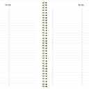 Blueline Essential Academic Monthly Planner, 14 Months, July 2025 to August 2026, Twin-Wire Binding, Poly Cover, 11" x 8.5", Blossom Design, White (CA714PG.01-26)