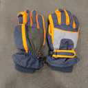 SATINIOR 2 Pairs Kids Waterproof Winter Snow Gloves Ski Gloves for Boy Girl Outdoor Warm Thickening Snowboar (8-12 Years, Black)