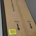 2 Pack Folding Chairs with Leather Padded Cushion and Back, Metal Black Foldable Chair for Indoor Outdoor, Commercial Stackable Guest Chairs for Office Events Wedding Party Kitchen Dining