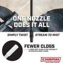 Chapin 20075 Disinfectant Bleach Sprayer, 1 Gallon, Made in The USA, Adjustable Cone Nozzle, Compatible with Bleach Solutions and Fungicides, Translucent White