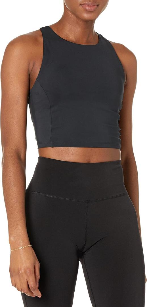 Amazon Essentials Women's Active Sculpt High Neck Racer Back Sports Bra Tank XL 