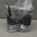 2 Pcs Iced Coffee Cups with Lids, 16 oz Glass Cups with Lids and Straws, Reusable Tumbler with Silicone Sleeve, Wide Mouth Can Shaped Drinking Glasses for Coffee Juice Water Smoothie (Black)