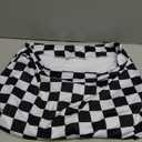 M YESCUSTOM 80s 90s Tennis Skirts for Women with Pockets Retro High Waisted Athletic Golf Skorts for Workout Party, 2XL