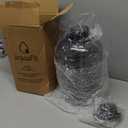 AQUAFIT 1 Gallon Water Bottle with Time Marker - Straw & Chug Lid - BPA Free Gym Water Bottle with Straw - Big Gallon Jug (Gray, 128 oz - 2 Lids)