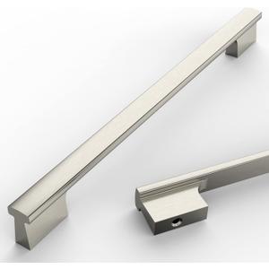 Asidrama 10 Pack 9 Inch(228mm) Brushed Satin Nickel Kitchen Cabinet Handles, Cabinet Pulls Kitchen Cabinet Hardware for Cupboard Drawer Pulls