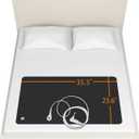 Grounding Mat for Improving Sleep, Grounding Pad for Health, Grounding Bed Mat with Grounding Cord for Better Working (35.5 * 23.6inch)