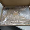 Serene Valley Sink Bottom Grid 21" X 15-1/2", Centered Drain with Corner Radius 3/8", Sink Protector SVH2116C, Medium