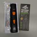 Whisper Quiet Dog Nail Grinder with 4 LED Lights, Safe & Stress-Free for Sensitive Dogs, Cats of All Breeds & Sizes, 3 Grinding Bits, 3-Speed, Pet Nail Trimmers, Rechargeable Painless Grooming Kit (Black)