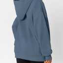 WYNNQUE Hoodies for Women Oversized Sweatshirts Fall Fashion Outfits 2026 Casual Sweaters Tops Fleece Workout Winter Clothes (Medium, Greyblue)