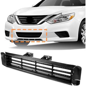 Front Lower Active Radiator Grille Shutter Assembly with Air Actuator Motor for 2016-2018 Nissan Altima, for 2015-2024 Murano Replace 623309HS0A 62330-9HS0A NI1206102