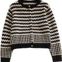 SweatyRocks Women's Button Down Striped Cardigan Sweater Long Sleeve Knit Jacket Outerwear