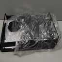 Urackify Dish Drying Rack for Kitchen Counter, Countertop Dish Rack with Drainboard, Multifunctional Dish Drainer with Cups Holder & Cutting Board, Home Plate Storage Rack with Cutlery Holder, Black