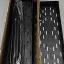 SPACEKEEPER Slim Rolling Storage Cart 4 Tier Bathroom Organizer Cart Mobile Shelving Unit Slide Out Utility Cart for Kitchen, Bthroom, Makeup, Craft, Laundry Narrow Places, Black