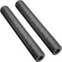 LFUTARI 2 Pack Pipe Insulation Foam Tube, 15.7 Inches Black Pool Noodles Foam, Multi-Purpose Snake Pipe Wrap Protection for Outdoor Indoor Swimming Pool Handle and Winter Water Pipes