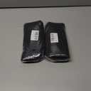 2 x Makeup Bag, Wide-open Cosmetic Bag, Toiletry Bag for Women, Travel Essentials Organizer, Compact Lightweight for Daily Use (Black)