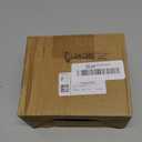 Nuanchu 2 Pieces Facial Cupping Set, Glass Cupping Cups Glass Silicone Cups Vacuum Suction for Face Skin Back Shoulder Muscle(1 Inch and 0.65 Inch Diameter, Black)