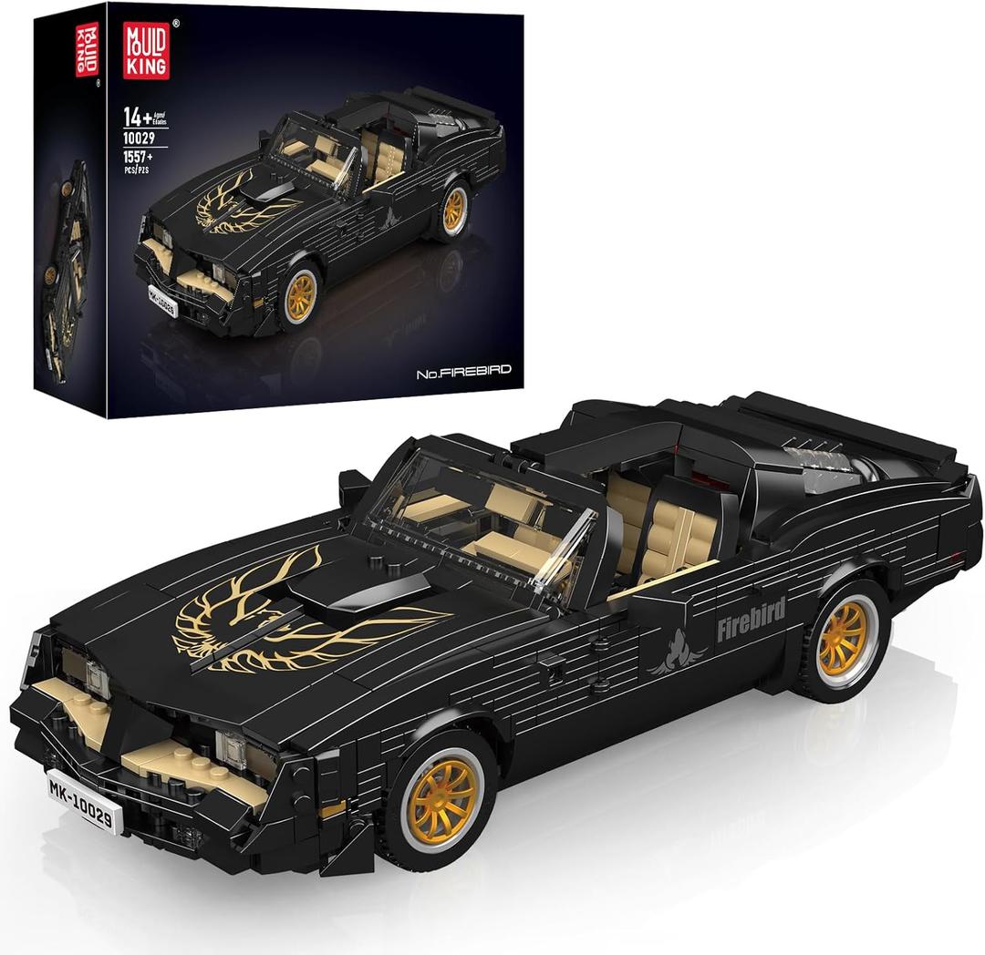 Mould King 10029 Car Model Toys MOC Bricks Collectible Sportscar Building Blocks, Racing Car Building Kits for Adult, Static Version 1,557 Pieces