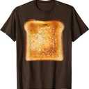 Toast Bread Shirt Adult Kids Men Women Toast Bread Costume T-Shirt, Size: S