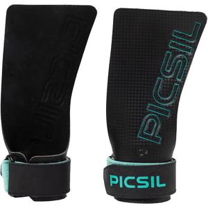 PICSIL | Falcon Grips | Grip All Surfaces and Bar Types | Use with Magnesium | Carbon Fibre Material | for Crosstrainig, WOD, Gym & Calisthenics | Size: G+(L-XL),Style: NH G+