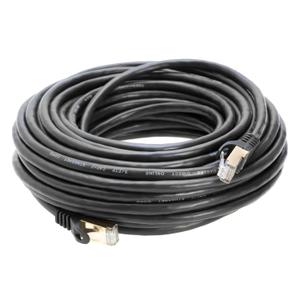 Cables Direct Online 30FT S/FTP Cat7 Copper Network Ethernet Patch Cable, Internet Wire, Compatible with PC, Laptop, Modem, Router, TVs, Printer Cord, Consoles for Home and Office (30ft, Black)