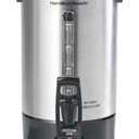 Hamilton Beach 45 Cup Coffee Urn and Hot Beverage Dispenser, Silver (40519)