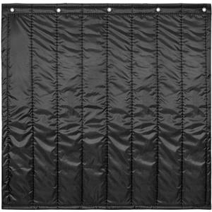 Sound Absorbing Blanket, 48"H x 48"W Sound Dampening Curtain, Reduce Noise and Blackout, Sound Absorption Sheet, Recording Studio Acoustical Treatments, 0.24" Thickness, Black