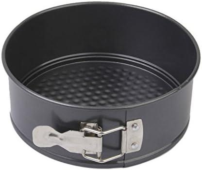 8 inch circular Springform interlocking and leak- proof seal carbon baking C ake Pan