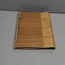 Sofia + Sam Bamboo Tablet Holder and Stand - Natural Wood - E-Readers, Smartphones - Kitchen Tabletop Organizer - Portable Stand for Books, Cookbooks, and Devices