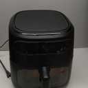 CRUX x Marshmello 8.0 QT Digital Air Fryer with TurboCrisp Technology, Touch Screen Temperature Control, Timer and Auto Shut-off, Fully Programmable, Silicone Liner Included, Black