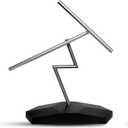 Honsol Perpetual Motion Desktop Ornaments,Swinging Sticks Kinetic Sculpture Desktop Art, Mute Metal Pendulum Ornament with Office Desk Toys